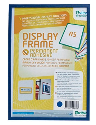 Marco de identificación Tarifold azul A5 Ref. 194871