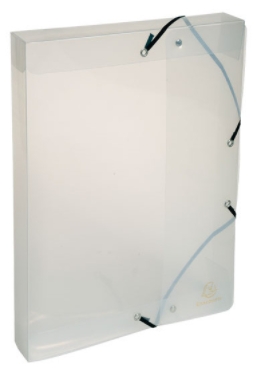 Carpeta de proyectos Exacompta A4 lomo 40mm transparente polipropileno 24 (a) x 4 (p) x 32 (h) cm Ref. 5972E-