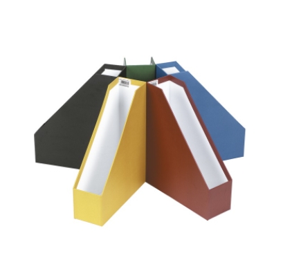 Revistero Ancor rojo A4 cartón forrado 8 (a) x 30 (h) x 25 (p) cm Ref. RC8-RJ-