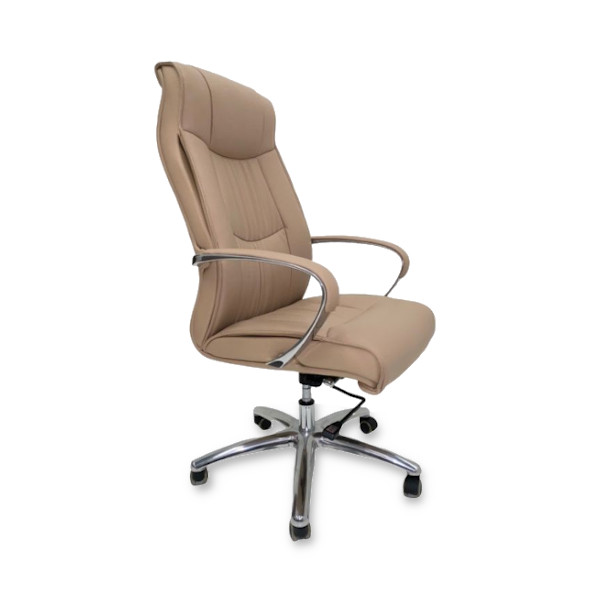 SILLÓN DIRECCIÓN ROA BEIGE POLIPIEL