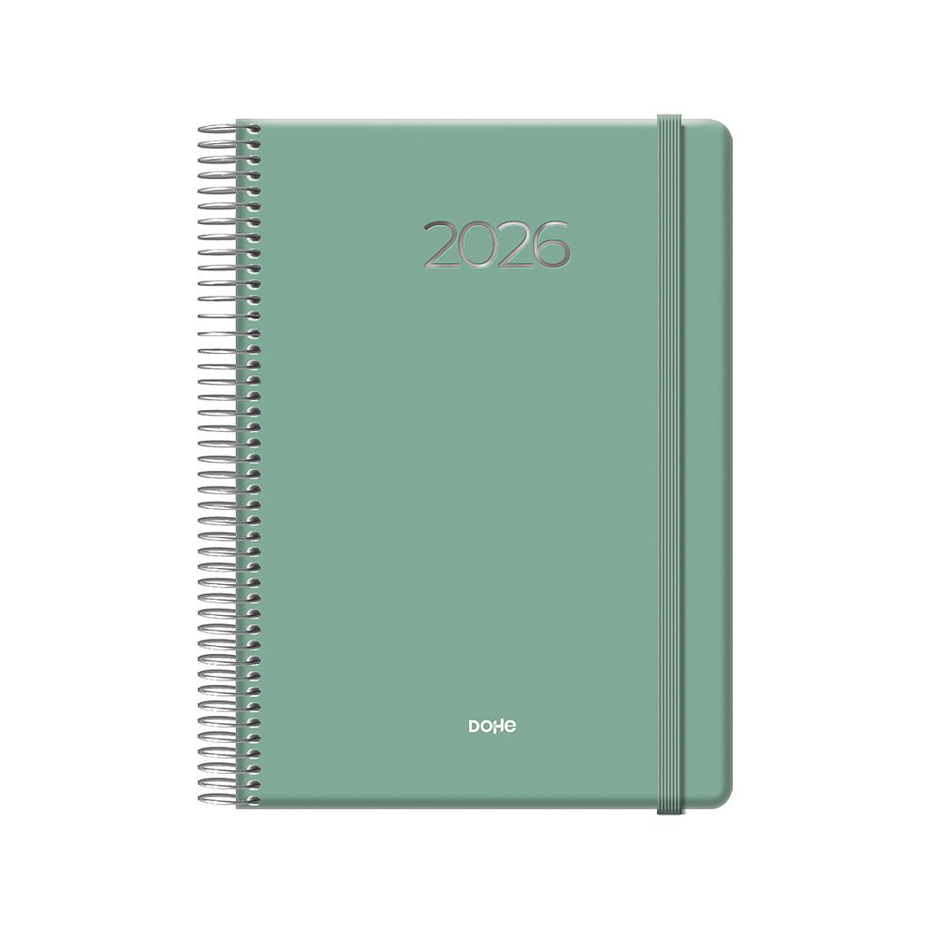 AGENDA ESPIRAL 15X21 D/PAG DENVER VERDE R.12720