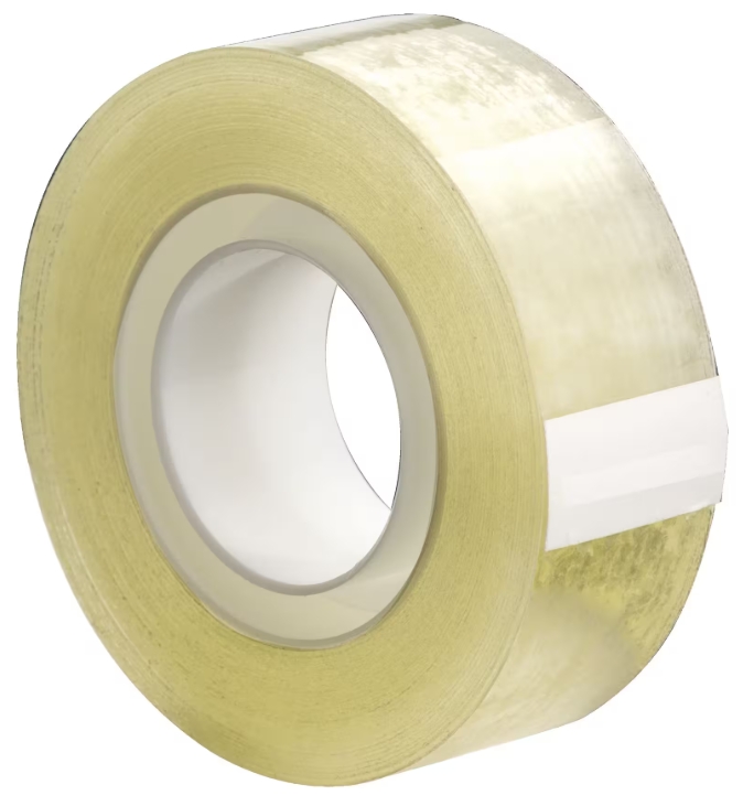 ROLLO CINTA ADHESIVA TRANSPARENTE 33mx19mm EN BOLSA..
