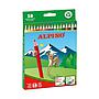 CAJA 18 LAPICES COLORES SURTIDOS ALPINO LARGO Ref. AL010656